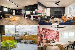 Wild West Disco Haus! Sleeps 12, Hot Tub + Gym!